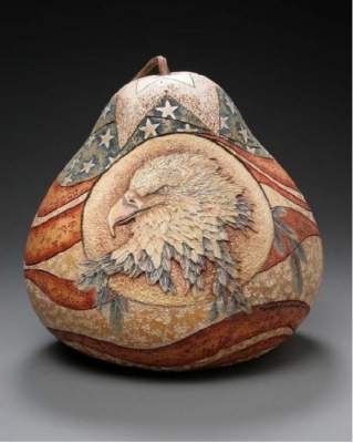 Американская художница превращает тыквы в произведения искусства. Фото