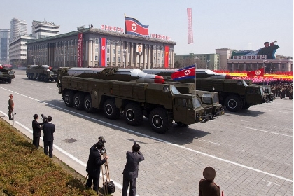 Ракеты «Мусудан» на параде в Пхеньяне Фото: Ed Jones / AFP