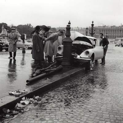 Как выглядел Париж в 50-х. Фото