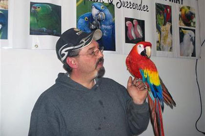 Житель Монтаны воссоединился с потерянным в результате развода попугаем 