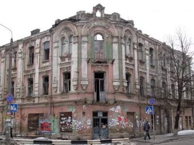 Исторические здания Киева, уничтоженные огнем. Фото
