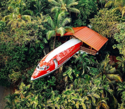 В Коста-Рики старый самолет превратили в отель. Фото