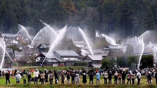 Необычные снимки японской деревни