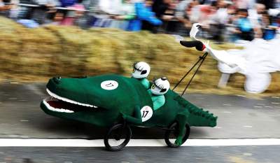 В Бразилии прошли гонки на тарантасах «Red Bull Soapbox». Фото