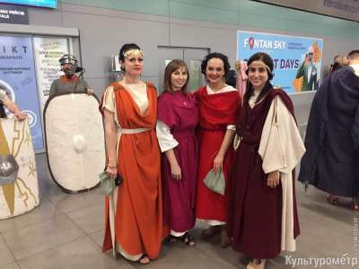 В аэропорту Одессы видели «древних римлян»