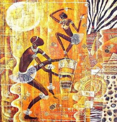 Африканские этнические мотивы на картинах талантливой художницы. Фото