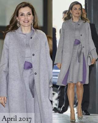 Королева Летиция примерила пальто от любимого бренда. Фото 