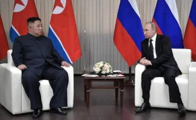 Путин во время встречи с Ким Чен Ыном дал новый повод для насмешек