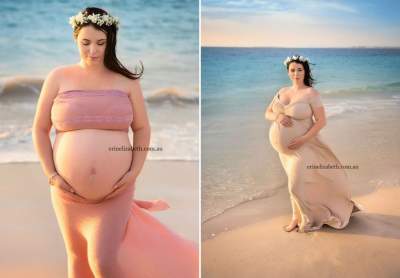 Беременная пятерняшками женщина устроила очаровательную фотосессию. Фото