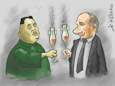 Путина высмеяли новой жесткой карикатурой