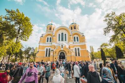 Как выглядел Киев в пасхальное утро. Фото