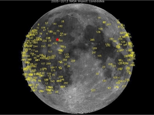 NASA зафиксировало мощный метеоритный взрыв на Луне 