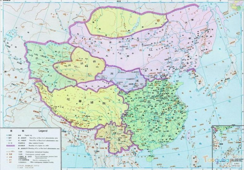 Где проходит северная граница Китая согласно школьным учебникам КНР