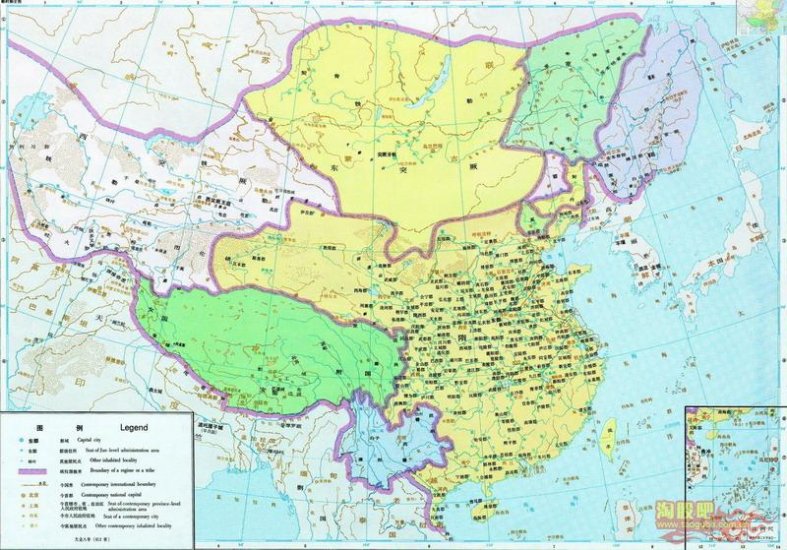 Где проходит северная граница Китая согласно школьным учебникам КНР