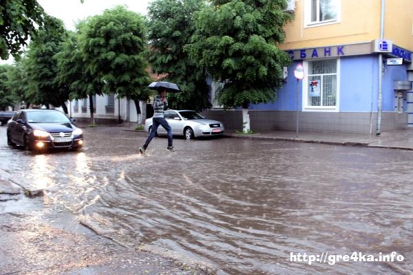 Кременчуг ушел под воду