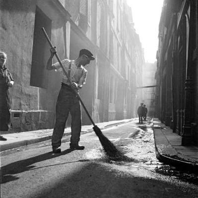 Колоритные улицы Парижа в 1930-1940-х годах. Фото