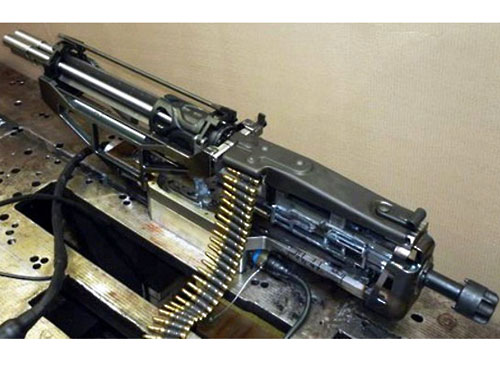 Кровожадные немцы разработали трёхствольный пулемёт с электромотором