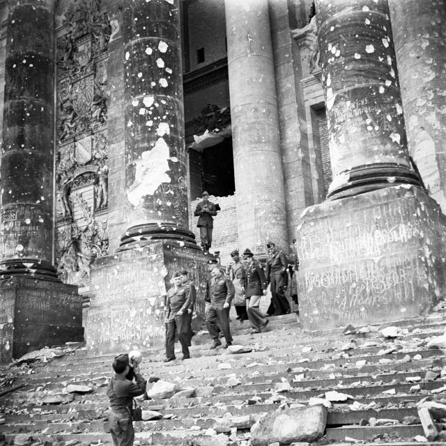 Разрушенный Берлин на фотографиях 1945 года