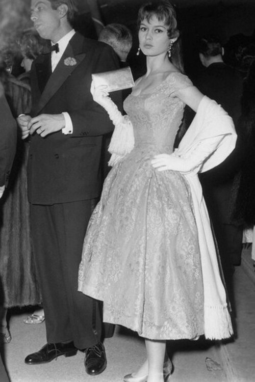 Роже Вадим и Брижит Бардо, 1955