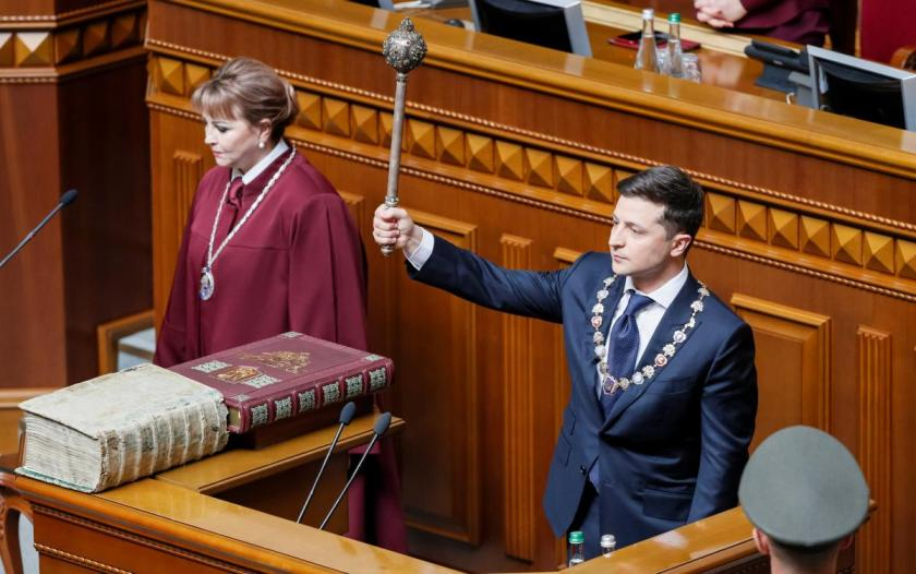 Инаугурация Владимира Зеленского в ярких снимках. ФОТО