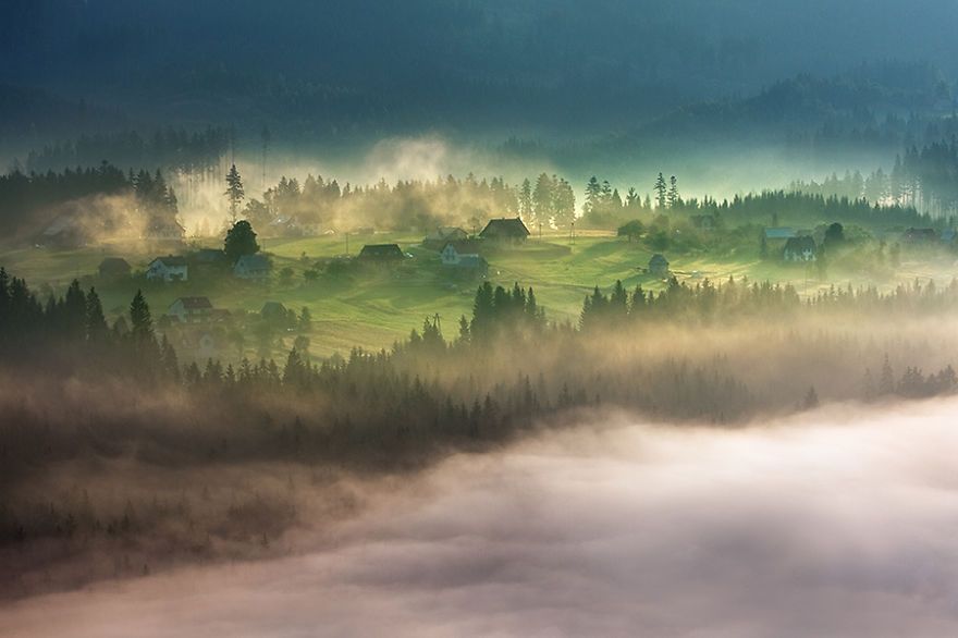 Загадочные туманные пейзажи в объективах фотографа. Фото