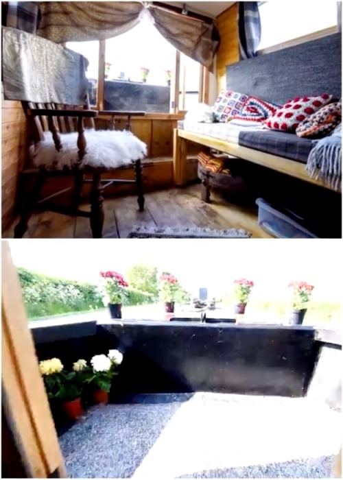 Британский подросток переделал ржавую баржу в роскошный летний домик для отдыха. ФОТО