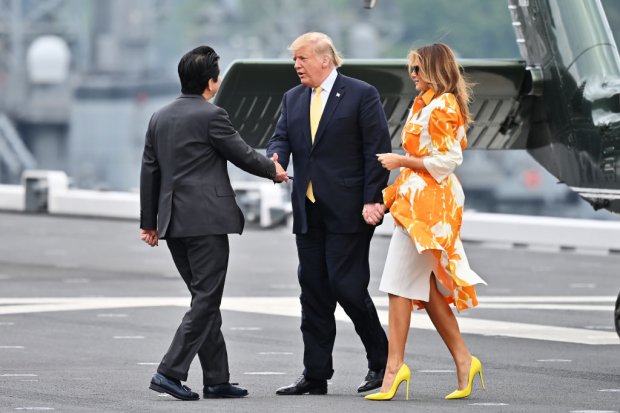 Дональд і Меланія Трамп в Японії 