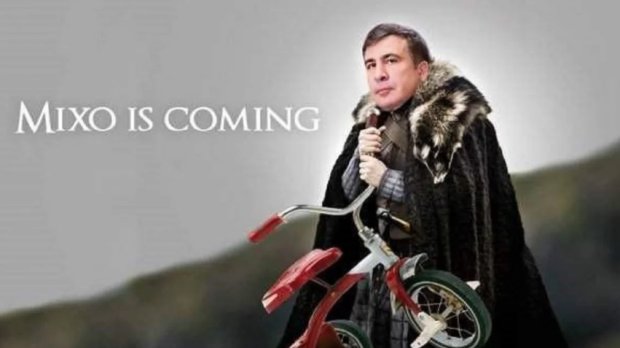Возвращение Саакашвили высмеяли новыми мемами. ФОТО