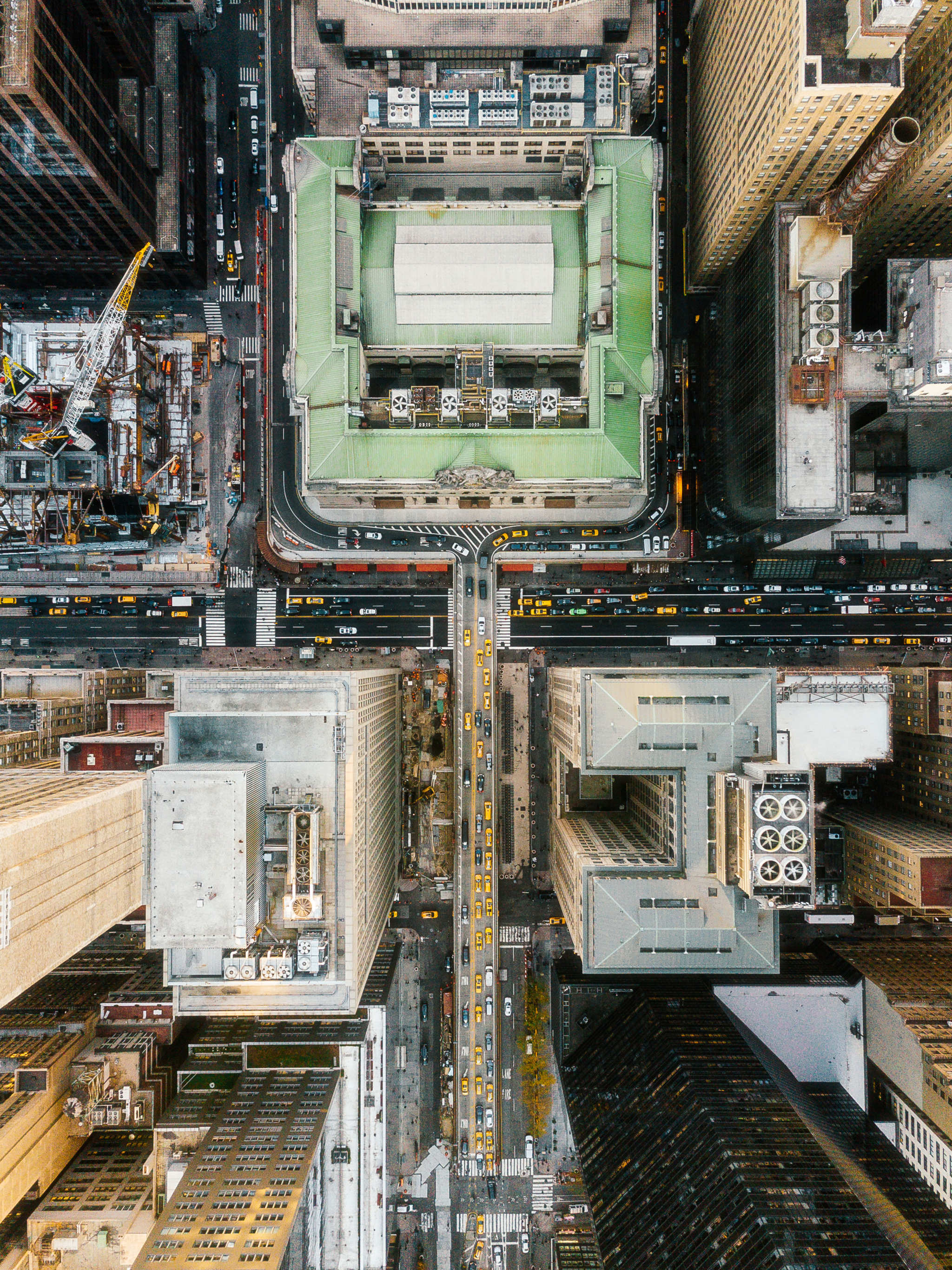Фотограф показал Нью-Йорк с необычного ракурса. Фото