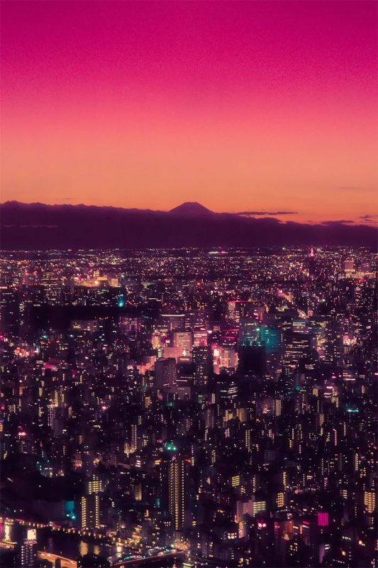 Ночные огни японской столицы: невероятные кадры. ФОТО