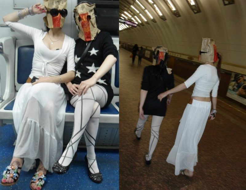 Стильно, модно, молодежно: прикольные пассажиры метро. ФОТО