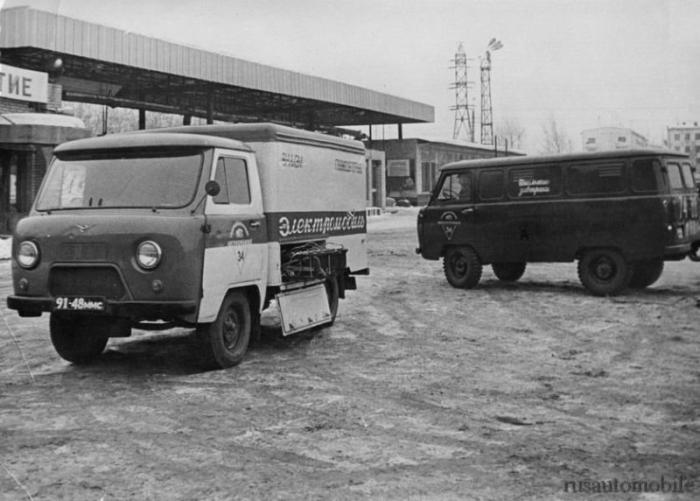 Электромобиль У-131, созданный на базе УАЗ-451 в 1974 году