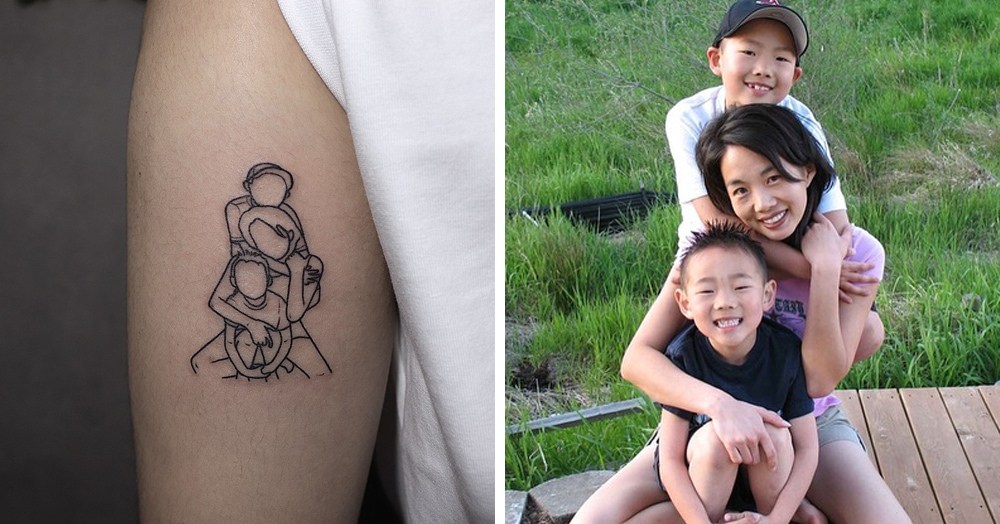 Лаконичные татуировки из Южной Кореи. Фото