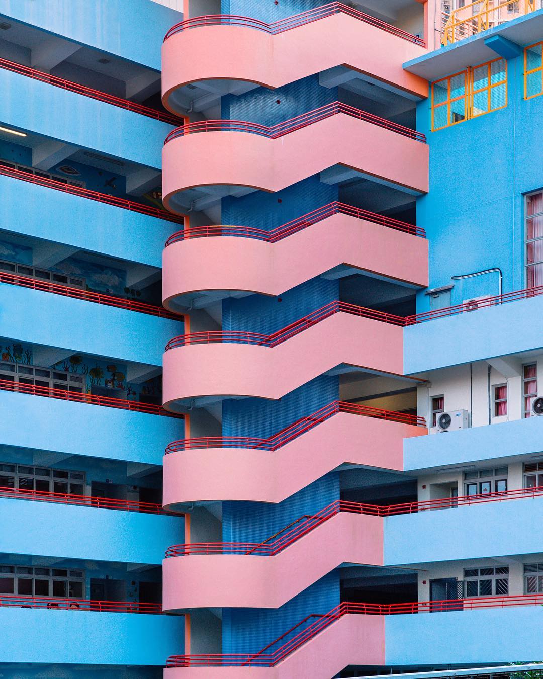 Архитектура и пейзажи Гонконга на снимках Виктора Ченга