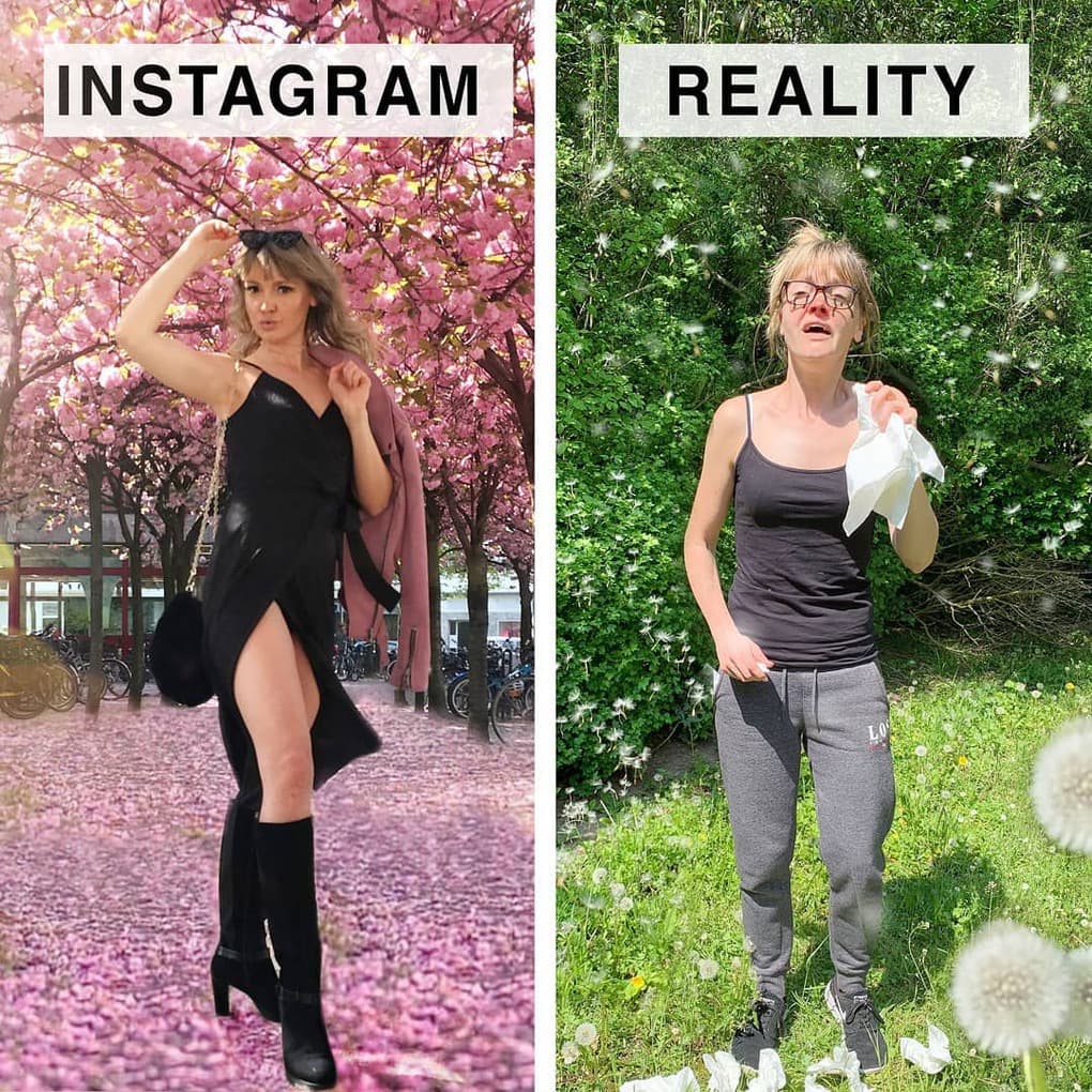 Ожидание и реальность: девушка показала, чем Instagram отличается от реальной жизни. ФОТО