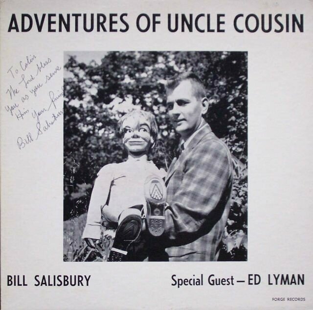 Bill Salisbury – The Adventures of Uncle Cousin (1965) музыкальные обложки, обложки, обложки альбомов, обложки виниловых пластинок, ретро, старые, старые пластинки, странное