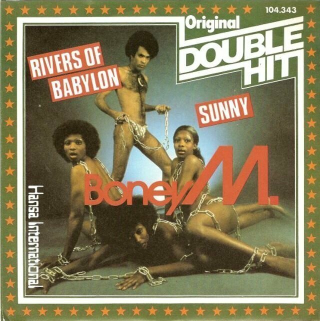 Boney M. – Rivers of Babylon / Sunny (1982) музыкальные обложки, обложки, обложки альбомов, обложки виниловых пластинок, ретро, старые, старые пластинки, странное