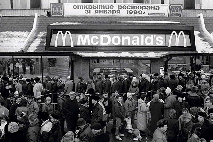 Cтроительство первого «Макдоналдса» в СССР