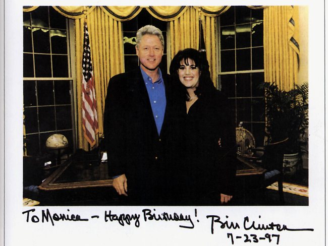 National Enquirer узнал, как Моника Левински соблазняла Клинтона