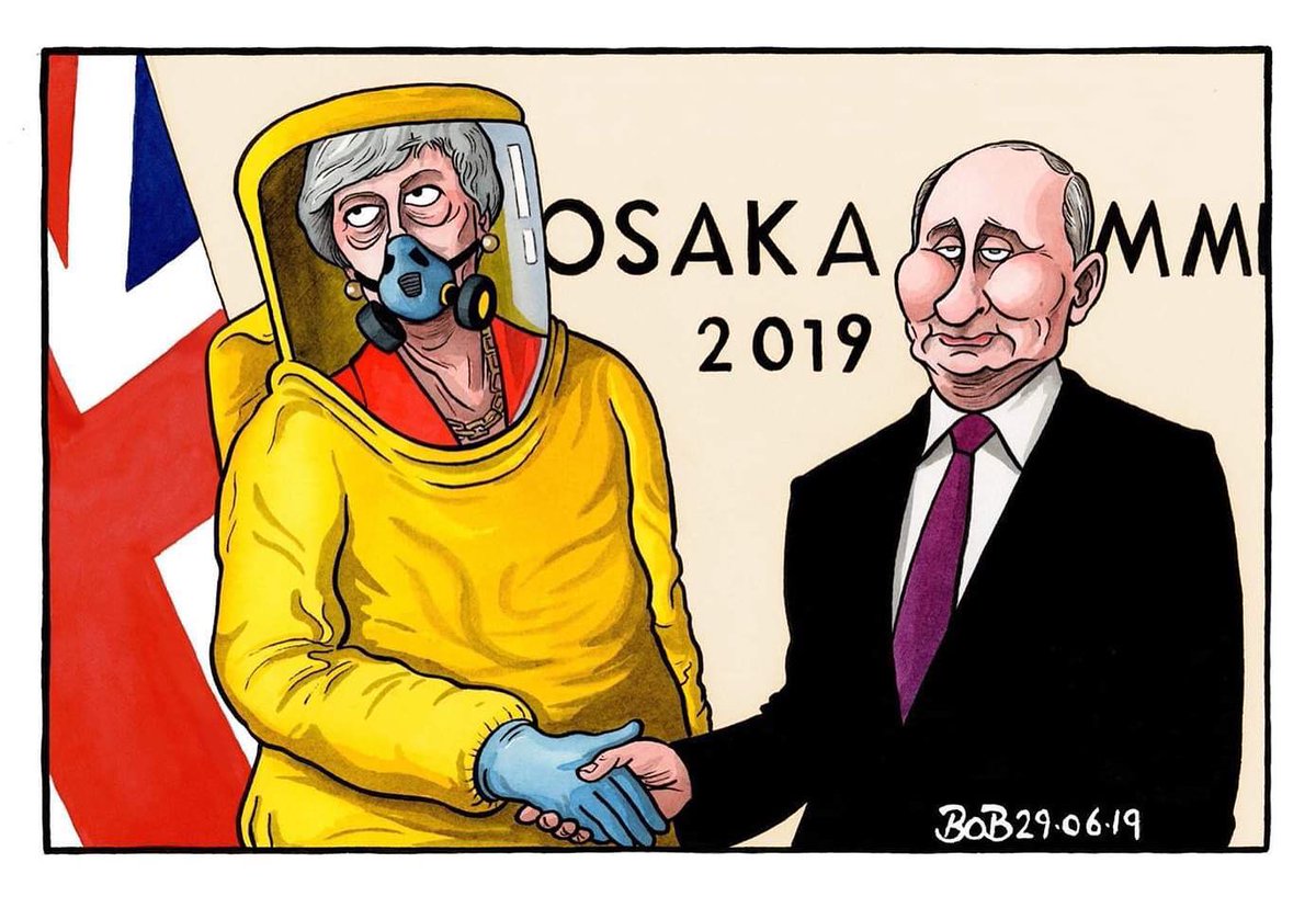 Встречу Путина и Терезы Мэй высмеяли яркой фотожабой. ФОТО