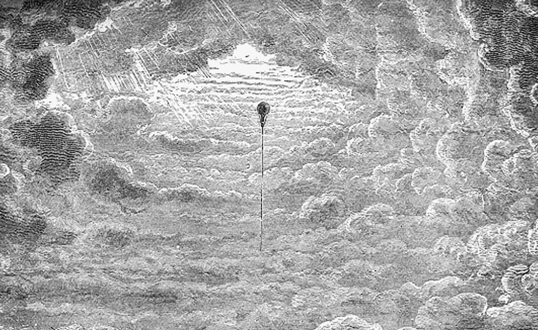 Путешествие на воздушном шаре 1862 года. ФОТО