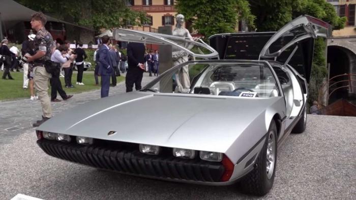 Необычный концепт-кар Lamborghini Marzal с футуристичным дизайном 1967 года