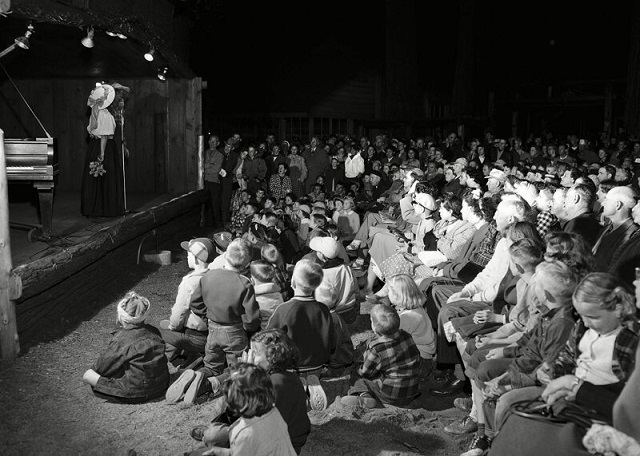 Американские летние лагеря в 50-е годы на снимках