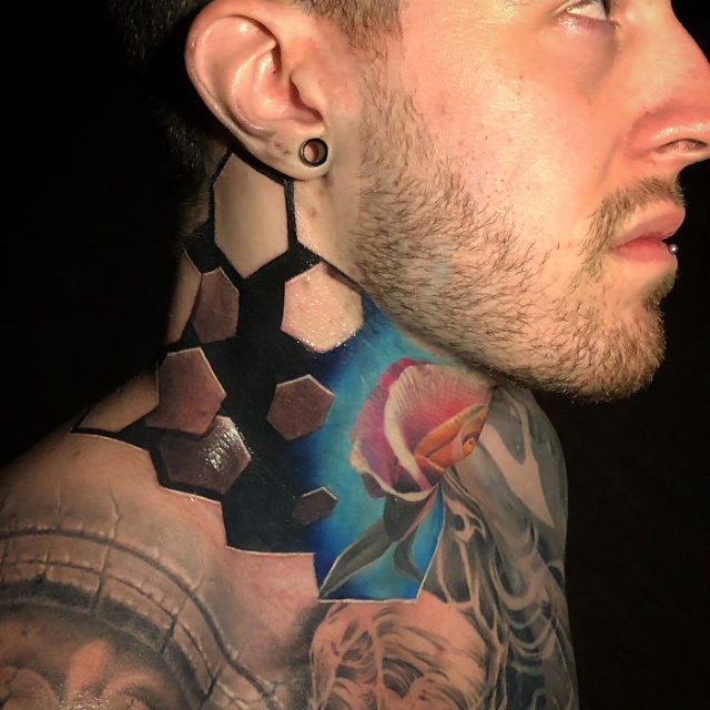 Удивительные 3D-татуировки от мастеров