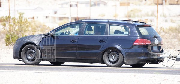 Новый Volkswagen Passat тестируют в дорожных условиях