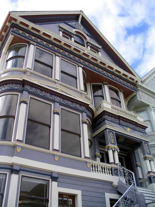 Колоритная улица Сан-Франциско — особняки Викторианской эпохи. ФОТО