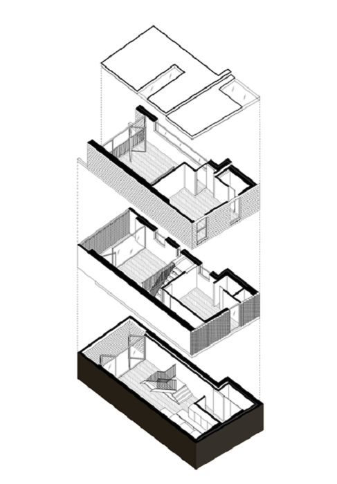 Проект дома с причудливым названием Gouse Марты Новицки. | Фото: architectsjournal.co.uk.