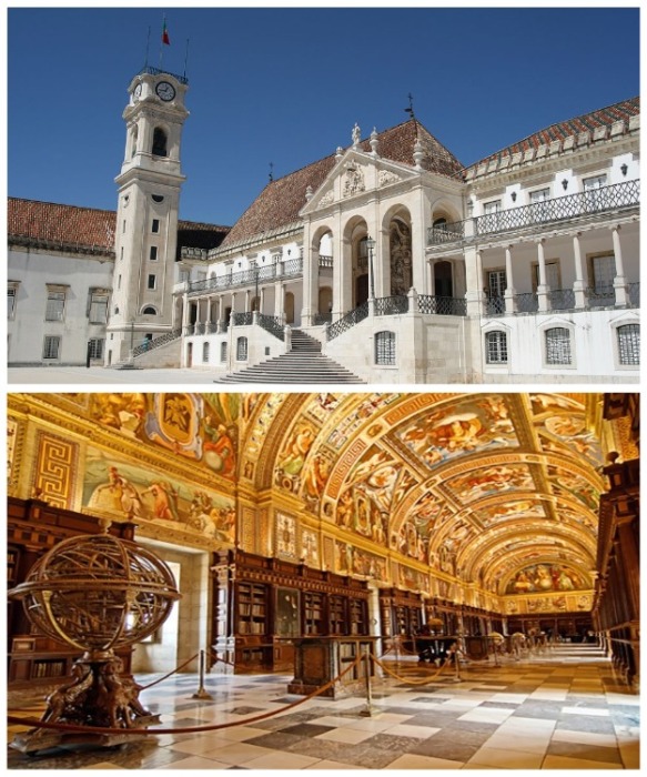 Коимбрский университет считается одним из старейших и красивейших учебных заведений Европы (Universidade de Coimbra, Португалия). | Фото: news.euro-coins.info.