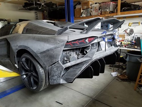 Уникальный Lamborghini, построенный с помощью 3D-принтера. Фото