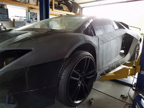 Уникальный Lamborghini, построенный с помощью 3D-принтера. Фото